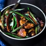 A flavorful recipe for Fiery Burmese Chicken (or tofu) and veggies based on our visit to Burma Superstar Restaurant in SF. Simple and incredibly delicious!