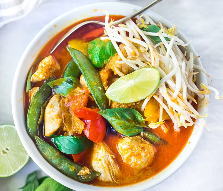 Instant Pot Thai Curry Chicken Feasting At Home