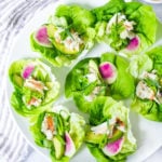 Mini Crab Louie Appetizer - a refreshing and light appetizer that is very simple to make, yet delicious and elegant! Can be made-ahead. Gluten-free, low-carb and dairy-free. #crablouise #crab #appetizer #paleo #low-darb #dairy-free #gluten-free #healthy #healthyappetizer #summer