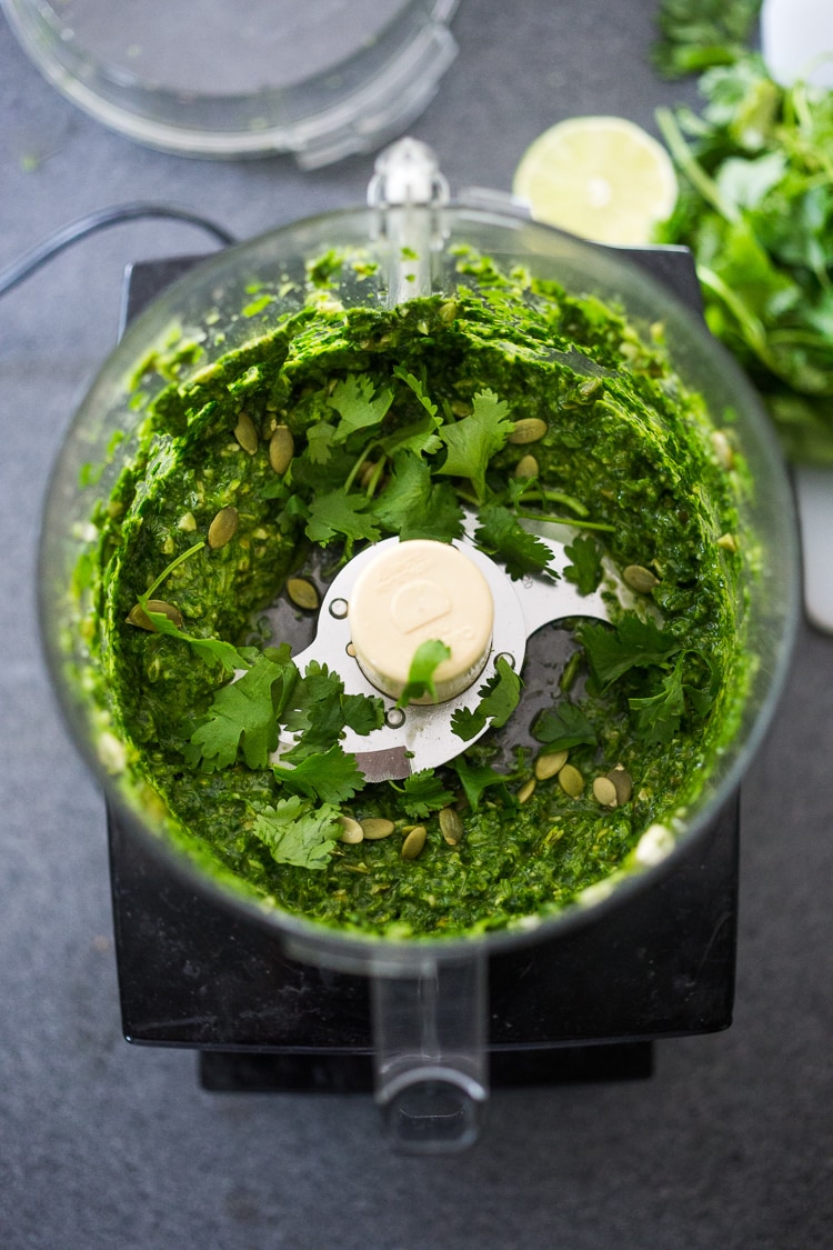 Cilantro pesto 