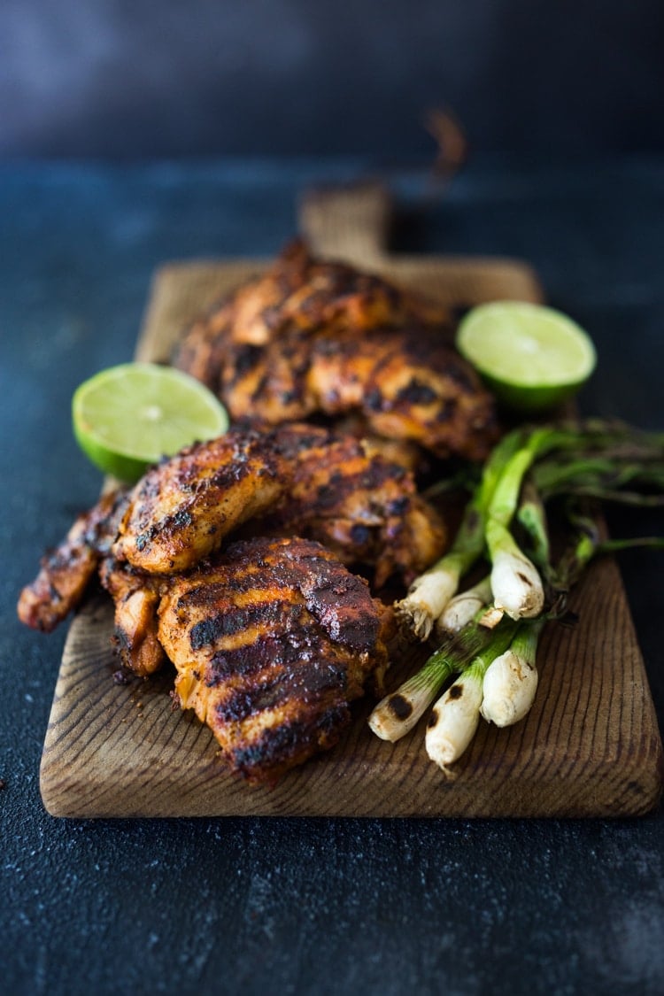 Smoky, spicy and delicious, this Grilled Chipotle Chicken Recipe is bathed in the most flavorful marinade. Grill the chipotle chicken ahead and reheat on busy weeknights, or store it in the flavorful chipotle marinade, then fire up the grill after work. 