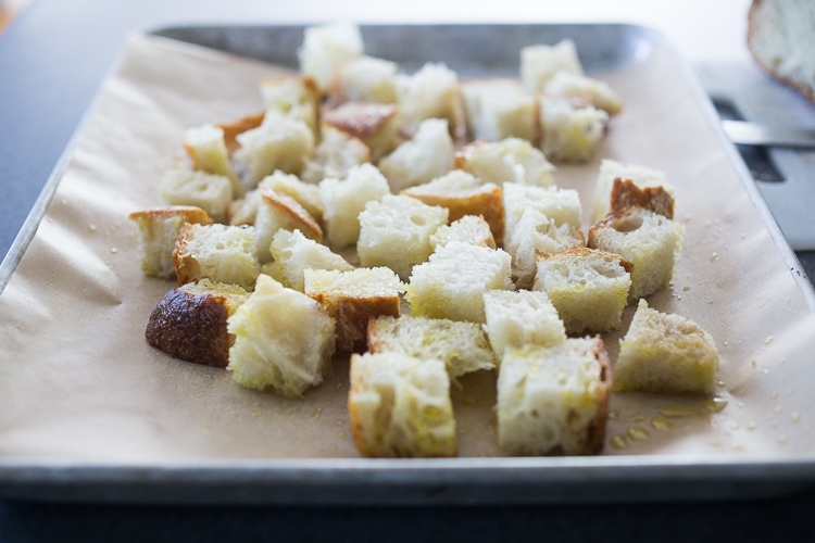 how to make baked croutons 