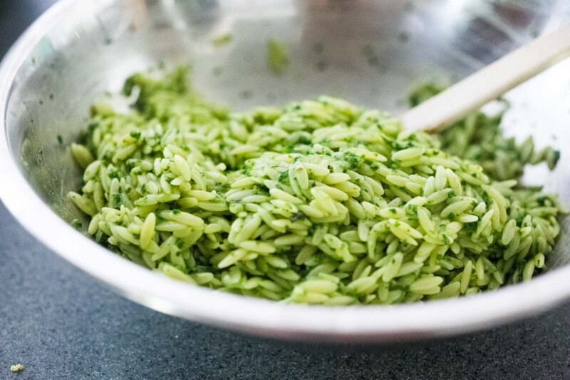 Orzo Pasta Salad with Lemon Basil Dressing Feasting At Home