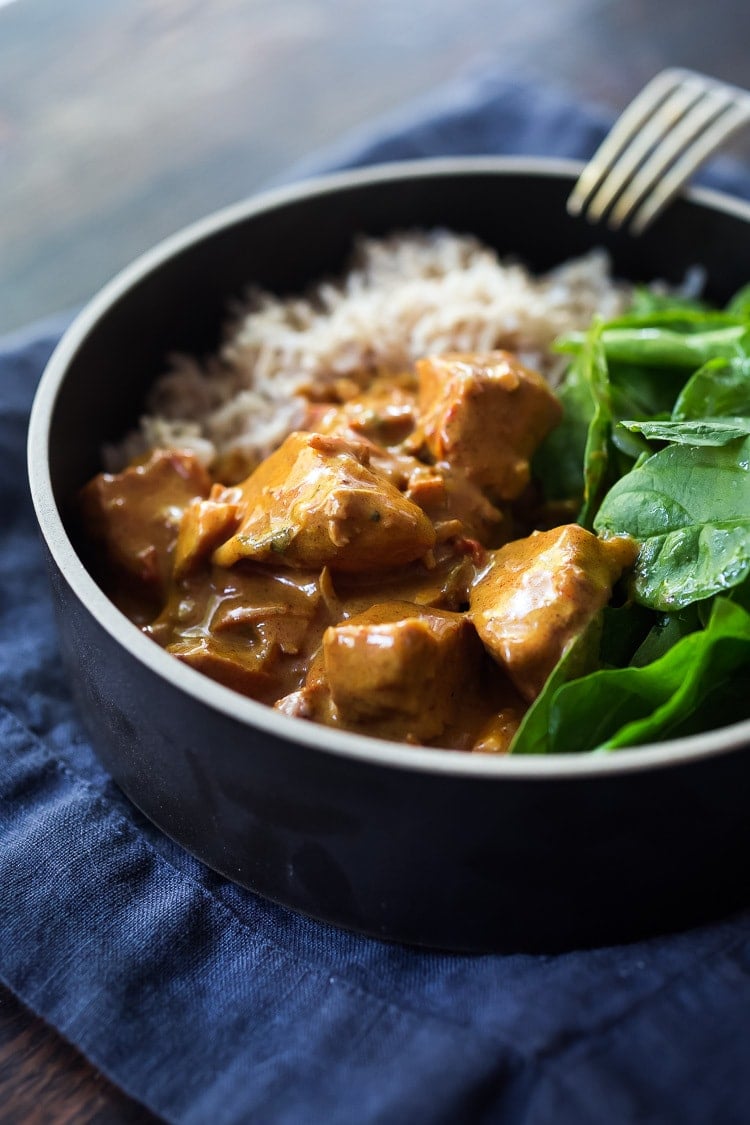 Instant Pot Tikka Masala, made with chicken 