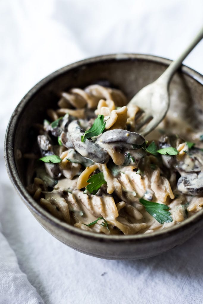 Mushroom Stroganoff Feasting At Home