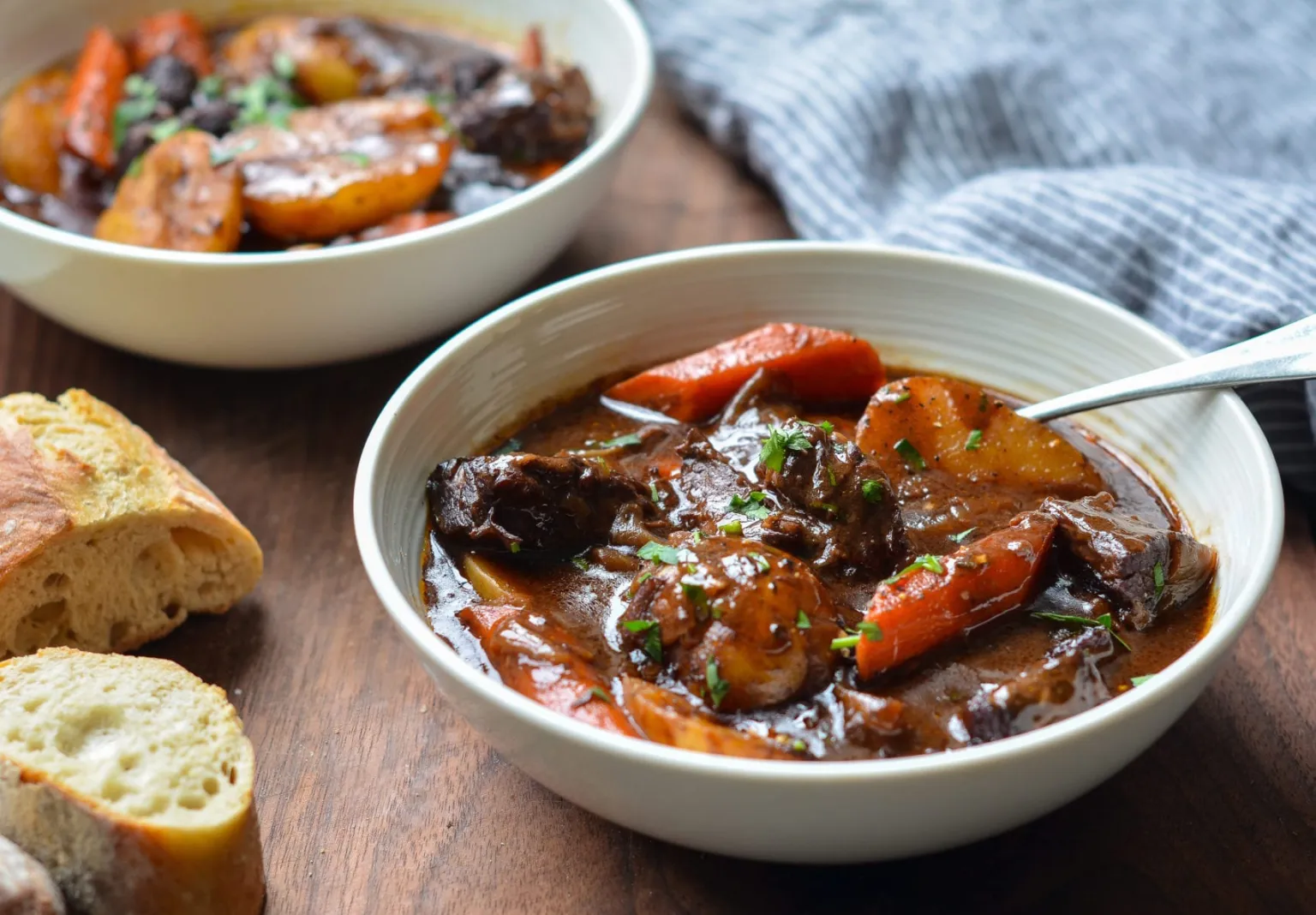 Slow cooker beef stew by Once Upon a Chef