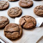 Spicy Chai Molasses Cookies are soft and chewy on the inside with deliciously crispy edges. Seasoned with chia spices, these take old fashioned Molasses Cookies to another level.