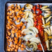 Simple Roasted Vegetables | Healthy &amp; Delicious! | Feasting At Home