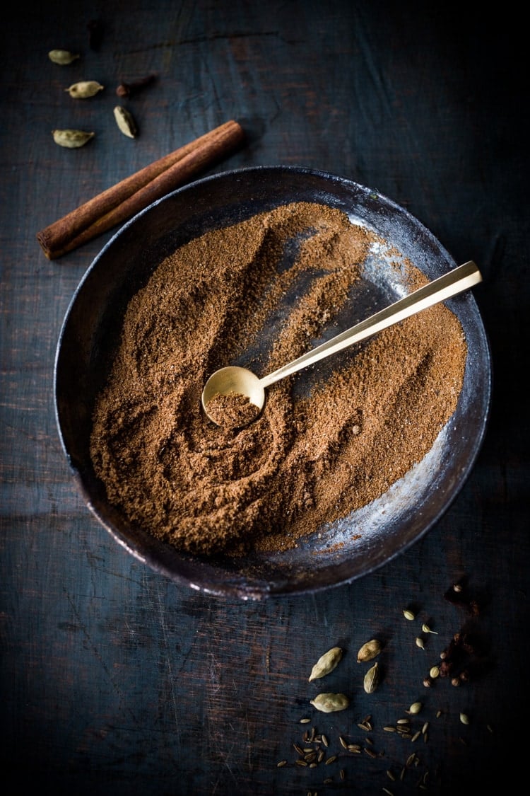 A simple authentic Indian recipe for Garam Masala that can be made with ground or whole spices in just 15 minutes. Fragrant and flavorful!