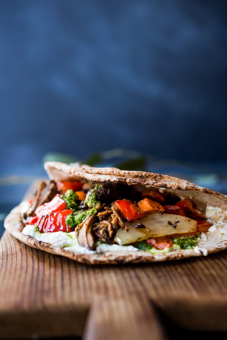 The best recipe for Lamb Shawarma- tender, juicy, leg of lamb, slow roasted in the oven with Middle Eastern Spices until falling apart. Serve this with rice and veggies, or in a pita or wrap! #lambrecipe #Shawarmarecipe #lambshawarmawrap #lambshawarma #fanoflamb #shawarma #authenticshawarma # 