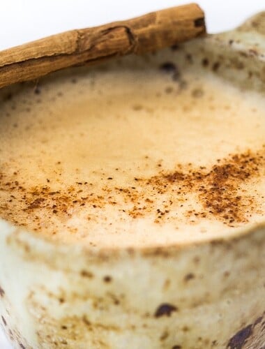 How to make authentic Masala Chai, like they do in India, using using whole spices. Vegan and Sugar Free adaptable. #chai #chaitea #masalachai #howtomakechai #masala