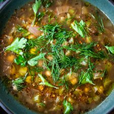 Lemony Chickpea Soup with Fennel and Sumac -image