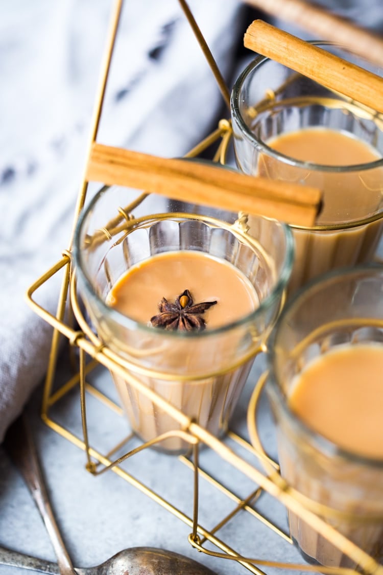 Our 35 BEST Indian Recipes | How to make authentic Masala Chai, like they do in India, using using whole spices. Vegan and Sugar Free adaptable. #chai #chaitea #masalachai #howtomakechai #masala