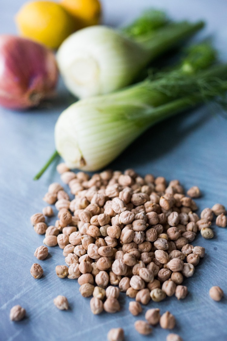 chickpea soup with fennel 