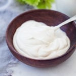 Creamy Vegan Mayo! A fast and easy, low-fat recipe for homemade vegan mayonnaise (like Veganaise)! Healthy, easy and flavorful! #veganmayo #vegan #mayo #healthymayo #tofu #cleaneating #plantbased #eatclean