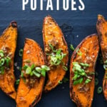 Miso Roasted Sweet Potatoes