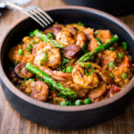 Jambalaya! Delicious and easy, this can be made in an Instant Pot or on the Stove Top. Flavorful!!! #jambalaya #instantpot #bestjambalaya