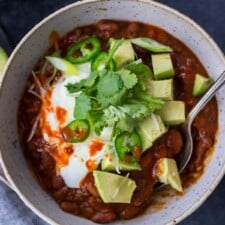 Instant Pot Chili with Dry Beans
