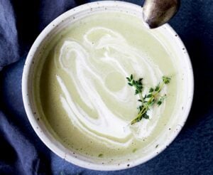 Artichoke Soup- a simple easy recipe that is vegan-adaptable.