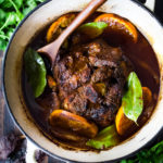 Mexican Lamb Barbacoa - a simple delicious recipe from Oaxaca that results in tender, juicy falling off the bone lamb perfect for tacos and burritos! #tacos #barbacoa #lamb #lambrecipes #oaxaca #mexicanrecipes #cincodemayo