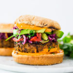 A quick and easy recipe for the best Black Bean Burgers that can be made in under 30 minutes! Vegan adaptable and perfect for weekly meal prep!