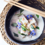 A simple delicious recipe for Peruvian Ceviche made with fish, chilies, lime, a splash of coconut milk and a hint of ginger. Easy, healthy flavorful! #ceviche #peruvianceviche #lechedetigre