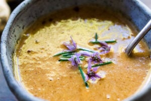Thai peanut sauce for dipping spring rolls or salads