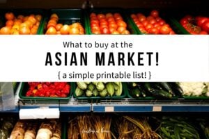 What to Buy at an ASIAN MARKET! A list of my favorite "go-to" ingredients! #asianmarket