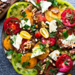 Tomato Walnut Salad with Blue Cheese