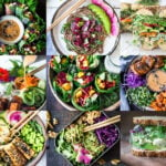 Our TOP 25 Packable Healthy Lunches that can be made ahead for the busy work week! Vegan adaptable! #veganlunch #healthylunches #healthylunch #veganlunches #healthylunchrecipes