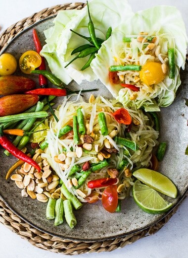 Green papaya salad