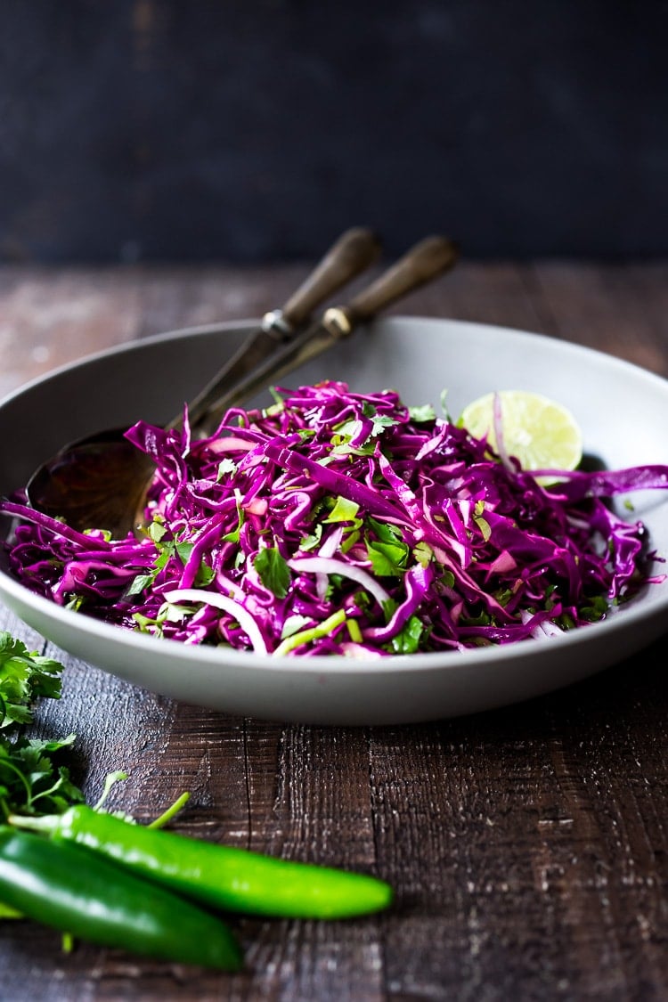 Mexican slaw in a bowl.