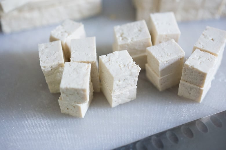 tofu cubes