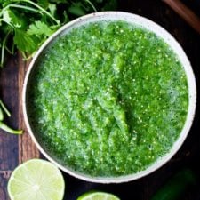 Fresh Tomatillo Salsa -image