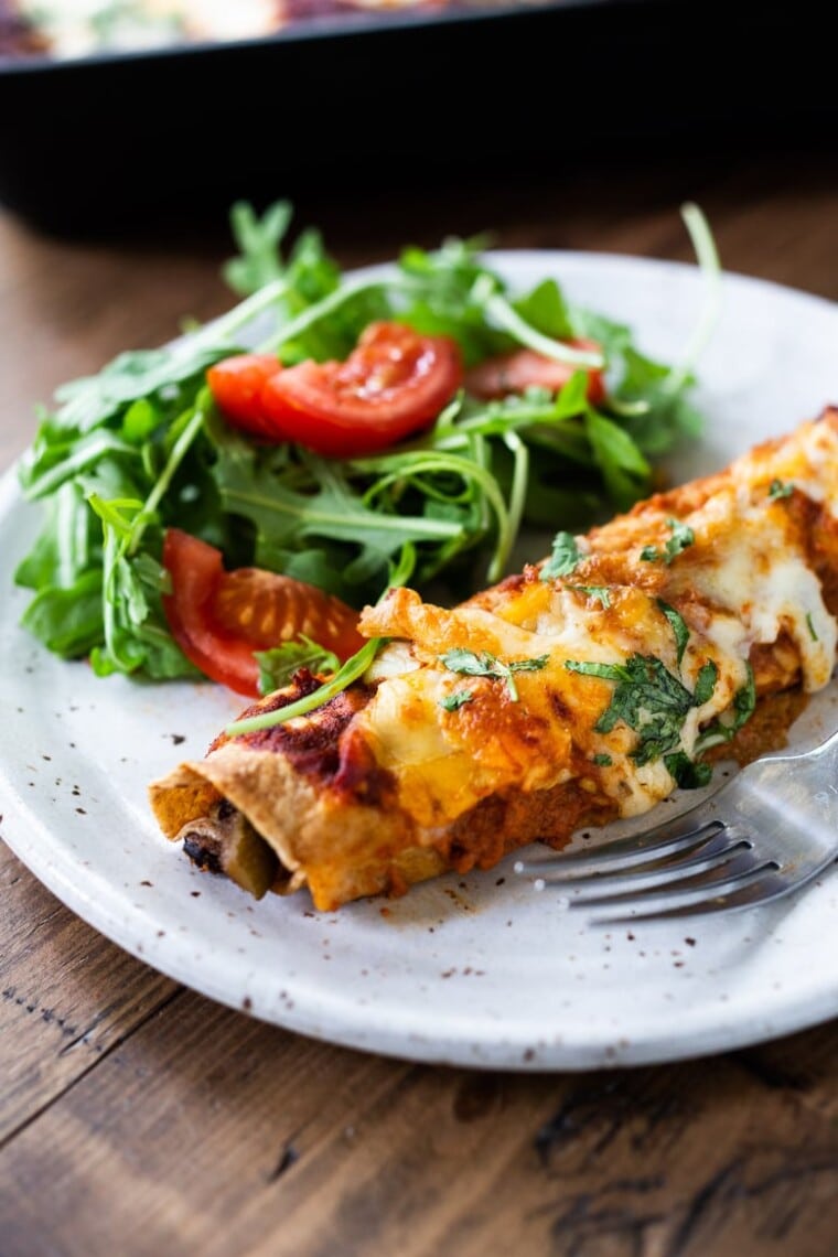 Healthy Tasty Vegetarian Enchiladas Feasting At Home