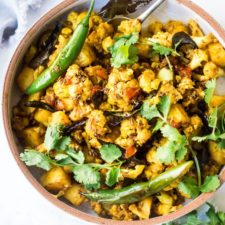 Aloo Gobi Recipe (Indian-Spiced Cauliflower &amp; Potatoes) -image