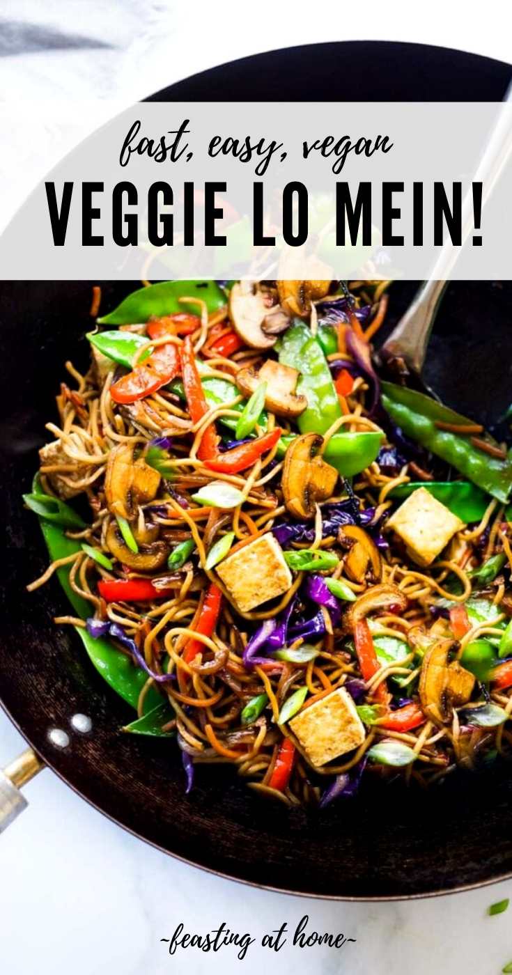 Veggie Lo Mein Recipe Feasting At Home