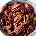candied pecans with maple
