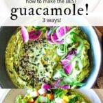 How to make the Best Guacamole! Here are 3 different versions of our favorite avocado dip! Traditional Guacamole, Furikake Guacamole and Zaatar Guacamole!