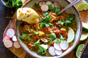 This Moroccan Red Lentil Quinoa Soup is made with simple ingredients, easy to make and full of delicious flavor! Make this in an Instant Pot or stove top. #lentilsoup #veganlentilsoup #vegansoup #quinoasoup #moroccansoup #redlentilsoup