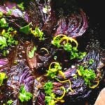 Slow Braised Cabbage – cooked low and slow in the oven until meltingly tender, topped with Gremolata. Vegan and Gluten-free, this Tuscan-inspired side dish takes 1 ½ hours of baking time.