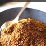 Spice up your next batch of Chili with Homemade Chili Seasoning! Made with simple spices you already have at home, this flavorful spice blend can be used on so many things- roasted potatoes, fish, chicken, or use as taco seasoning! #chiliseasoning #chili #spices #chilispice #tacoseasoning