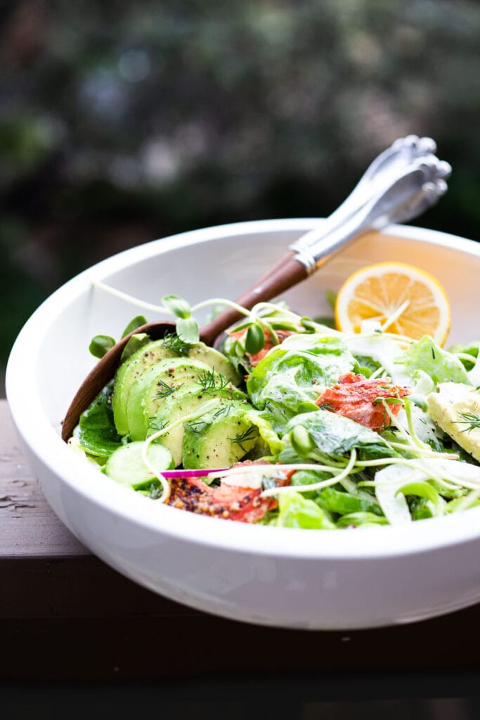 Smoked Salmon Salad.