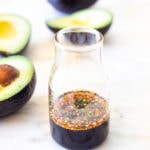 Japanese-style Ponzu Sauce that can be used as a dressing for Poke, or salads or use it as a Marinade! Simple, delicious and vegan!