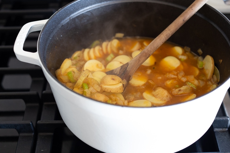 The best Salmon Chowder recipe using fresh salmon, that can be made in about 30 minutes on the stovetop. Fennel bulb gives this a lovely flavor, while a little smoked paprika adds a subtle smokiness without the addtion of bacon. Low carb, Keto and dairy-free adaptable!