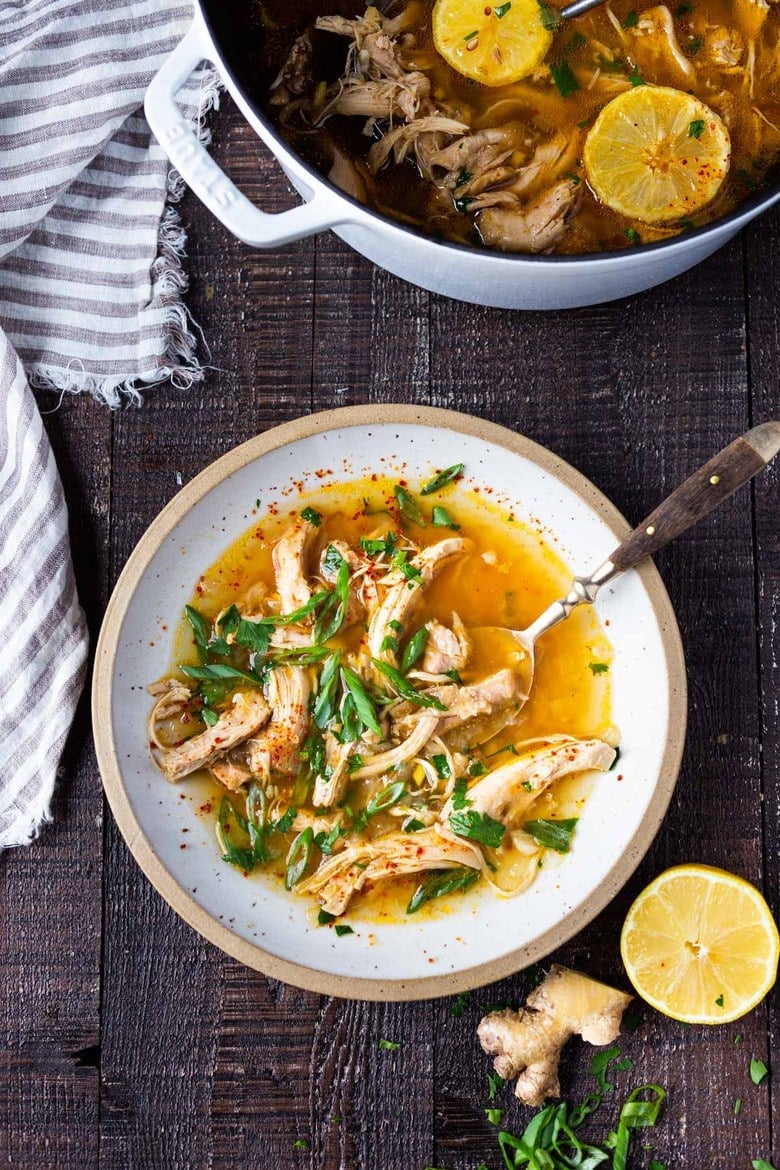 Gingery Chicken Noodle Soup Recipe