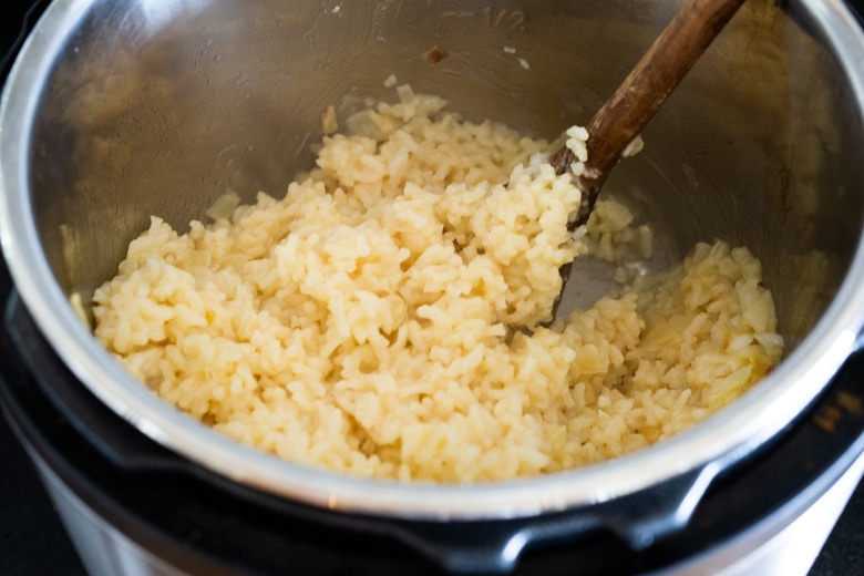 creamy instant pot risotto perfectly cooked!