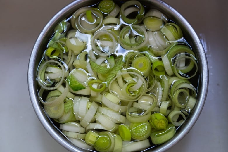 Brothy Leek, Lamb and Cabbage Soup with White beans- a delicious and healthy, soul-warming soup that can be made in an Instant Pot! 