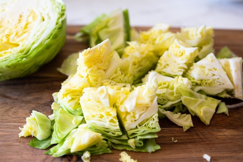 Brothy Leek, Lamb and Cabbage Soup with White beans- a delicious and healthy, soul-warming soup that can be made in an Instant Pot! 