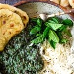 This Lentil Dal with Spinach Sauce is one of the most delicious, soul-satisfying plant-based, Indian meals! This version is fragrant, flavorful and packed with nutrients- think of this like Saag Paneer, but substituting black lentils instead of the cheese! Super tasty and healthy. See 30-Second Video!